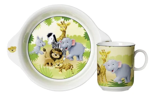 Ritzenhoff & Breker Kinder-Set AFRIKATIERE BHT 19x10x19 cm bunt