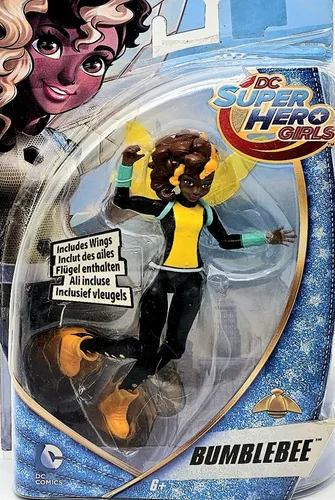 Bumblebee Figur DC Super Hero Girls abnehmbare Flügel Actionfigur NEU & OVP