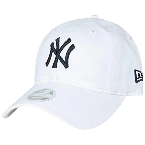 New Era 9Twenty Damen Cap - New York Yankees in Weiß - Stylisches 9Twenty Cap mit verstellbarem Strapback, ideal für jeden Anlass. Die unstrukturierte Krone und der gebogene Schirm bieten optimalen Tragekomfort.