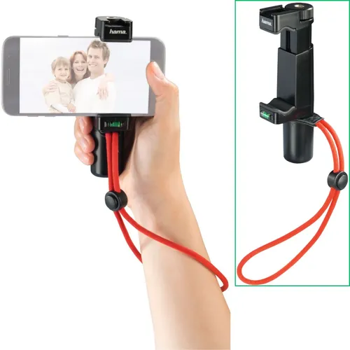 Hama Profi Handy Video-Halterung Halter Griff Stativ Mono-Pod für Apple iPhone