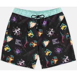 POKÉMON Badeshorts schwarz XL
