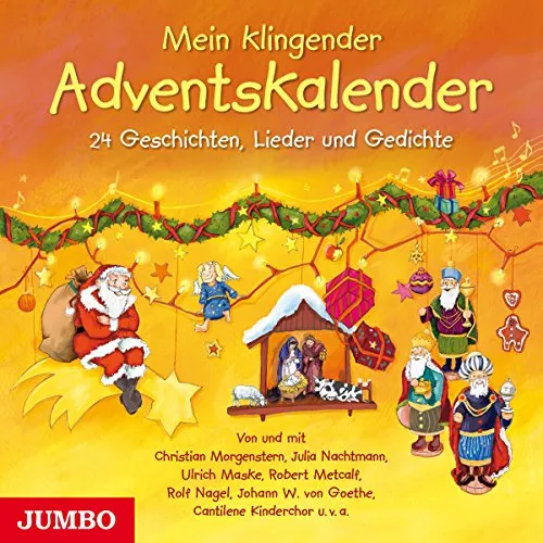 Adventskalender Kinder CD 24 Geschichten Lieder Gedichte Weihnachten Advent Neu