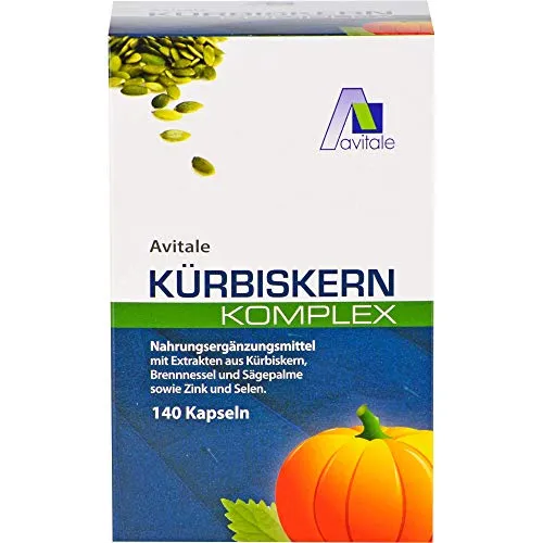 Kürbiskern Komplex Kapseln - Multivitaminpräparate & Mineralien, unterstützt die Prostata-Gesundheit und bietet eine natürliche Quelle für essentielle Nährstoffe.