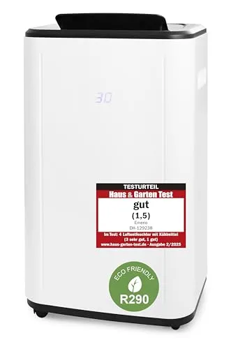 Emerio Luftentfeuchter DH-129238 - Effizienter Luftentfeuchter für Räume bis 60 m², entfernt bis zu 30 l Feuchtigkeit pro Tag und sorgt für ein gesundes Raumklima.