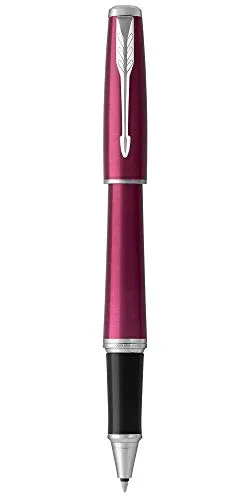Parker Urban Tintenroller | Vibrant Magenta | feine Spitze | Schwarze Tinte | Geschenkbox