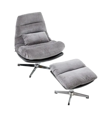 Better Home gepolsterter Drehstuhl mit Hocker