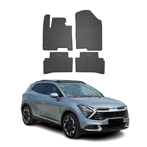 OMAC Auto-Fußmatten für Kia Sportage 2021-2025 - Fahrzeugspezifische Gummimatten, rutschfest und wasserfest, bieten optimalen Schutz und einfachen Komfort für den Innenraum Ihres Kia Sportage.