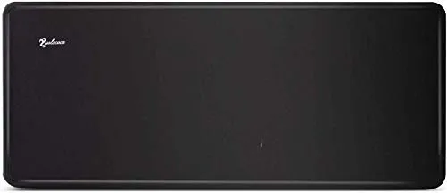 Yolococa Tassenmatte für Kaffee, Espresso, Kaffee, Zubehör, Silikonmatte, Puderpresse, 5 x 12 Zoll, Schwarz