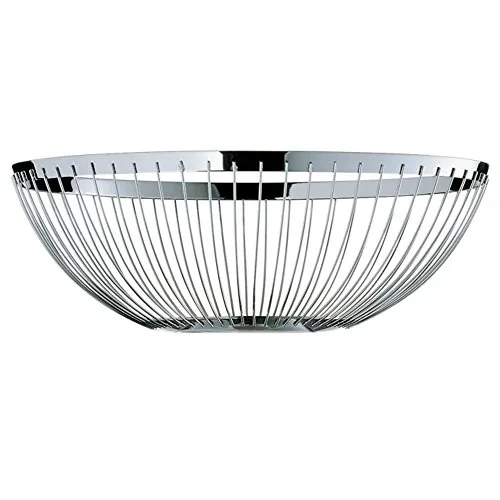 WMF Concept Obstkorb groß 26 cm, dekorative Obstschale silber, Brotkorb Metall, Cromargan Edelstahl poliert