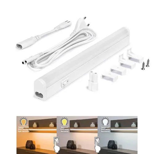 Müller-Licht LED Unterbauleuchte Linex Switch Tone 30cm 4W 2200K 3000K 4000K