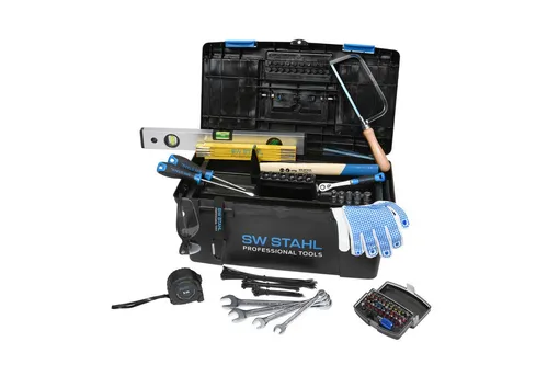 SW-STAHL Werkzeugkoffer 133- Teilig für Heimwerker & Haushalt (133 St)