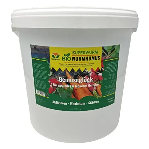 Liter - Gemüse-Dünger, Natur-Dünger für gesundes & leckeres Gemüse - mit positiven Enzymen und Bakterien - Aktivieren - Wachstum - Stärken - Düngen, BIO Dünger 10
