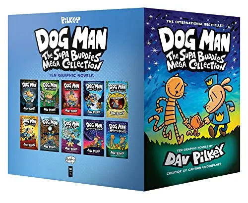 Produktbild The Supa Buddies Mega Collection: Dog Man Bände 1-10 & Band 14