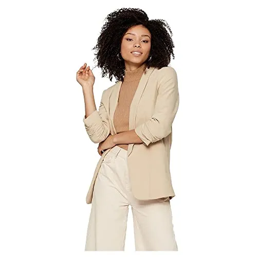 PIECES Damen Pcboss Noos 3/4 Blazer - Eleganter Blazer für Damen mit 3/4-Ärmeln, ideal für vielseitige Outfits. Hergestellt aus einem bequemen Mix aus Polyester, Viskose und Elasthan.