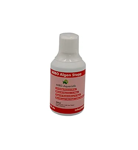 MIBO Algenstopp Algenvernichter 250 ml Flasche ausreichend für 2.500 l Neue Rezeptur ohne Kupfer größere Reichweite!!