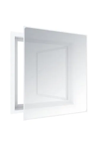 Windhager Insektenschutz Magnetrahmen für Fenster 100x120cm - Fliegengitter mit werkzeugfreier Montage, idealer Schutz gegen Insekten und Sonneneinstrahlung, einfach anpassbar und schnell zu befestigen.
