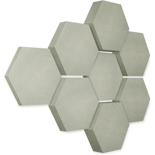 platino24 Schallschutzpaneel Edition LOFT 8 Elemente 3D - Wandpaneele zur optimalen Schalldämmung, handgefertigt aus hochwertigem Basotect für ästhetische Akustiklösungen in jedem Raum.