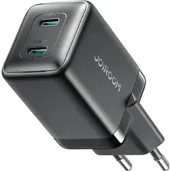 JOYROOM JR-TCG17 USB-Ladegerät 45W Dual-Port - Kompaktes 45W GaN-Ladegerät mit zwei USB-C-Ports für schnelles und effizientes Laden von Smartphones, Tablets und leichten Laptops. Ideal für unterwegs dank energieeffizienter Technologie und 10-facher Sicherheitsprotektion.