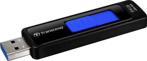 Transcend JetFlash 760 64GB USB-Stick - USB-Stick der Kategorie Multimedia mit USB 3.1 Gen 1 für superschnelle Datenübertragung und kompaktem Design, ideal für unterwegs.