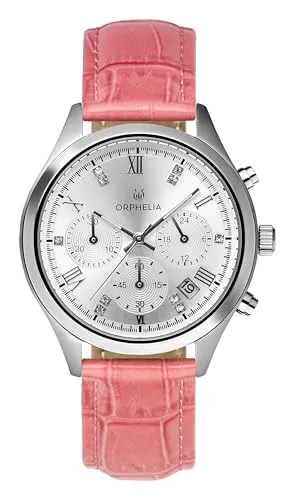 Orphelia DamenArmbanduhr Chronograph Quarz Leder OR31801