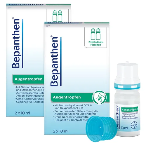 Bepanthen Augentropfen 4X10 ml