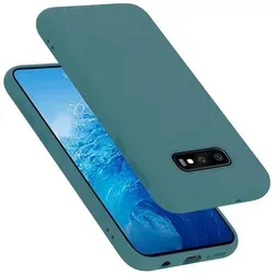 Cadorabo Schutzhülle für Samsung Galaxy S10e Hülle in Grün Handyhülle Case Cover TPU Etui