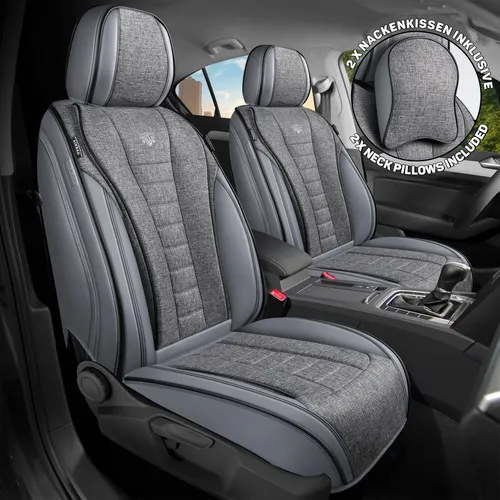 BREMER SITZBEZÜGE für Mercedes Vito V Klasse W447, Grau, Set