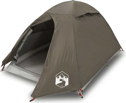 vidaXL Kuppel-Campingzelt 2 Personen Braun von vidaXL