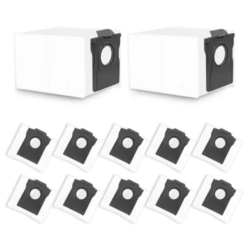 liveryde 12 Staubbeutel Kompatibel für Dreame X40 X50 L40 L40s L50 L10s Pro Ultra Heat / D10 Plus Gen 2 / L10s Ultra Gen2 / L10s Plus, für Mova E30 V50 P50 Pro Ultra Zubehör (NICHT für D10 Plus)