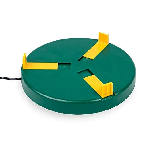 Olba Tränkenwärmer Ø20cm (24V, 12W) Heizplatte, Wärmeplatte für Geflügeltränken inkl. 230V Netzadapter, Frostschutz für Geflügel-Tränken, Hühnertränke, Tränke