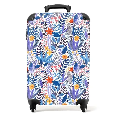 NoBoringSuitcases.com® Handgepäck Trolley, Hartschalenkoffer mit TSA Schloss - Handgepäck, ultra leicht mit nur 2,6 kg und TSA Schloss für Sicherheit, ideal für alle Fluggesellschaften und perfekt organisiert mit integrierten Fächern.