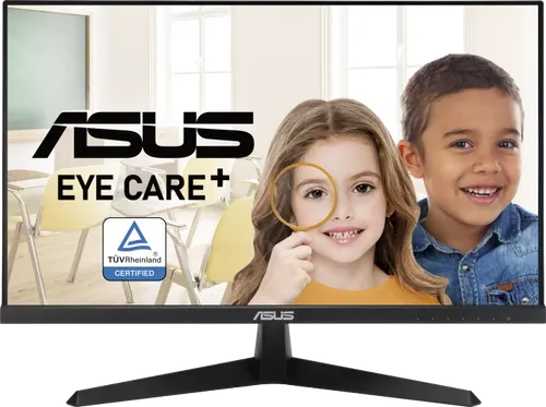 ASUS VY249HGE Gaming Monitor - 24 Zoll Full HD, 144 Hz, 1ms MPRT, FreeSync Premium, antibakterielle Behandlung für hygienisches Gaming-Erlebnis