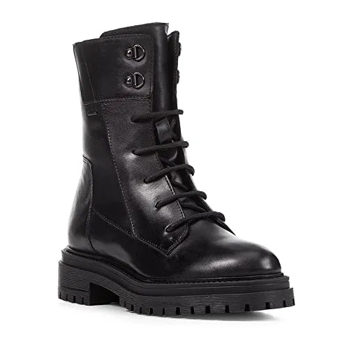 Geox Damen D Iridea B Abx C Stiefeletten - Wanderschuhe mit wasserabweisendem Obermaterial aus Gummi und bequemem Blockabsatz, ideal für Outdoor-Aktivitäten und stilvolle Abenteuer.