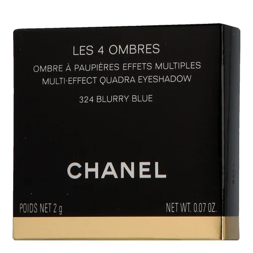 Chanel Les 4 Ombres 324 Blurry Blue - Hochwertiger Lidschatten mit multiplen Effekten, ideal für kreative Looks und perfekte Farbintensität – ein Must-Have für Beauty-Liebhaber.