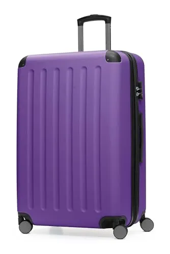 Hauptstadtkoffer Spree - Großer Hartschalen-Trolley 75 cm - Ideal für große Reisen: Der 75 cm Hartschalen-Trolley bietet mit 119 Litern viel Platz und ist dank 4 leisen Doppel-Rollen äußerst wendig. Mit TSA-Schloss und erweiterbarem Volumen für zusätzlichen Stauraum.