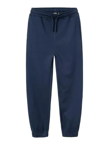 NAME IT Unisex Nlnnizu Bru Sweat Pant Noos Jogginghose, Navy Blazer, 170 EU - Wanderhosen mit verstellbarem Bund und angenähtem Kordelzug für optimalen Komfort und Bewegungsfreiheit bei Outdoor-Aktivitäten.