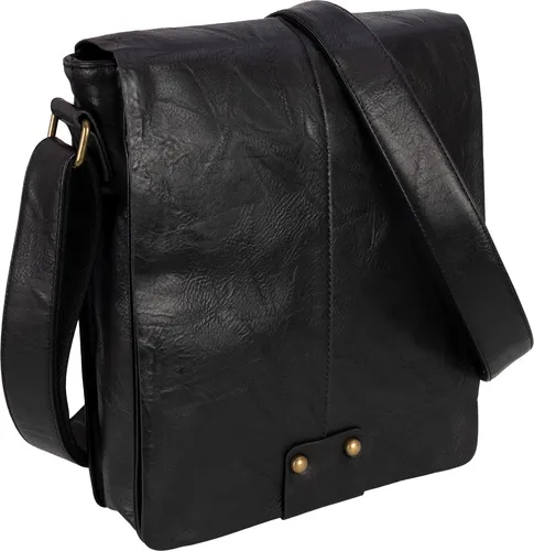 Umhängetasche Flugbegleiter Schultertasche Messenger Damen Herren Tasche SCHWARZ