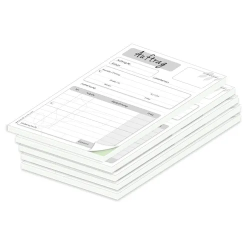 PRICARO Auftragsblock mit Durchschlag