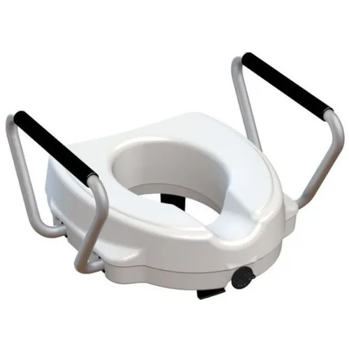 WC-Erhöhung Mit Armlehnen Für Hüftprothese Hoch 13 Cm - Mopedia