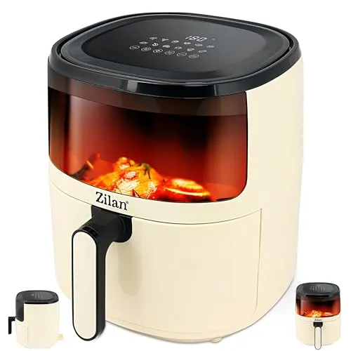 Heißluftfritteuse 5L – Vielseitiger Airfryer mit 12 Programmen