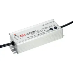 MeanWell HLG-60H-30A 30V LED Trafo - Sonstige Elektroinstallationsartikel, 60W wassergeschützt mit Schutzart IP65 für zuverlässige Stromversorgung in anspruchsvollen Umgebungen.