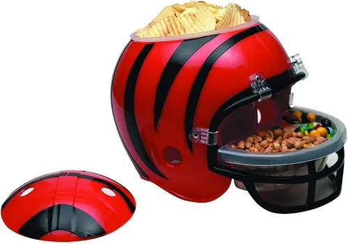 NFL Snack-Helm Cincinnati Bengals - Fanartikel für echte Bengals-Fans, ideal für Partys und Spiele, um Snacks stilvoll zu servieren.