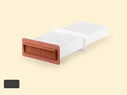 NABER T-GILÜF 4 System 125 Breitkanal/Mauerkasten/Ziegelrot / 125er Breitkanal (4021156)