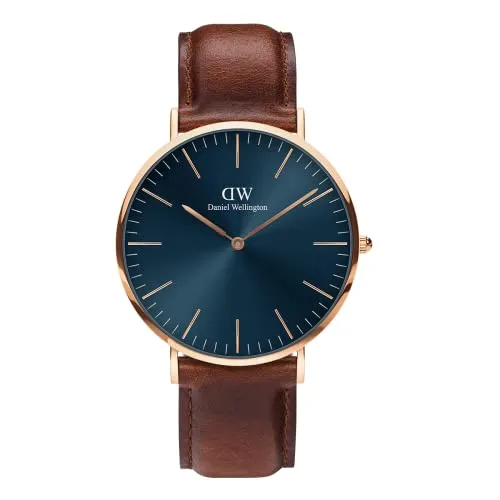 Daniel Wellington Classic Uhr 40mm Double Plated Stainless Steel (316L) Rose Gold