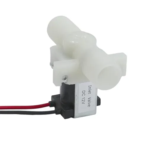 WITTKOWARE Magnetventil mit beidseitigem ½ Zoll Außengewinde und Sieb, 1-fach, Steuerspannung 12V/DC, max. 0,45A