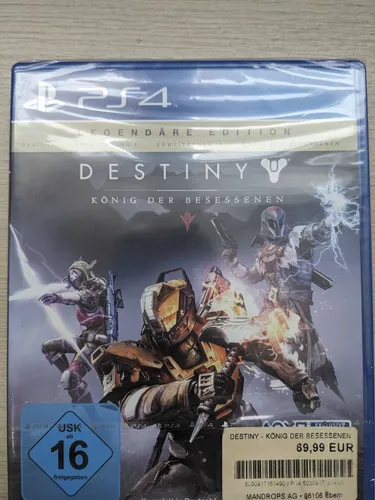 Destiny König der Besessenen Legendäre Edition PS4 - Action & Abenteuer, exklusive Inhalte und spannende Erweiterungen für ein unvergessliches Spielerlebnis auf der PS4.