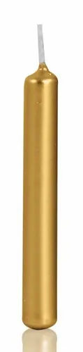 Baumkerzen Weihnachtsbaumkerzen Gold 20 Stk 96x13mm dt Qualität