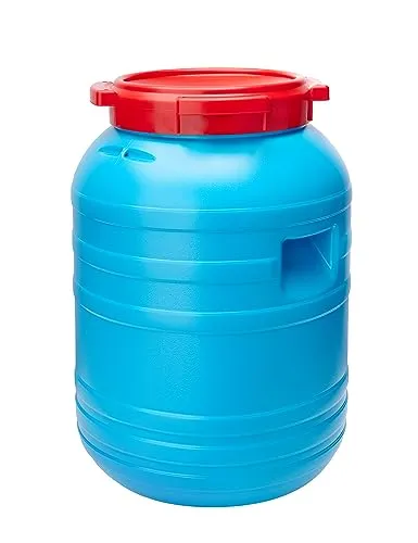 Garronda Universalfass GD-0055, 30 Liter mit Deckel - Praktisches 30-Liter-Kunststofffass mit dichtem Schraubdeckel, ideal für die Zubereitung von Sauerkraut und zur sicheren Lagerung von Lebensmitteln, Düngemitteln oder Futtermitteln.