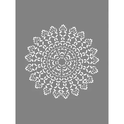 Schablone Ornament, 15,25x20,32cm, Beutel 1Stück, Malschablone