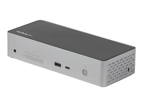 StarTech.com USB-C Dock mit 4K 60Hz Quad Monitor - Weiteres Notebook-Zubehör mit 100W Power Delivery, ideal für Multimonitor-Setups und Thunderbolt 3-kompatibel für maximale Leistung.